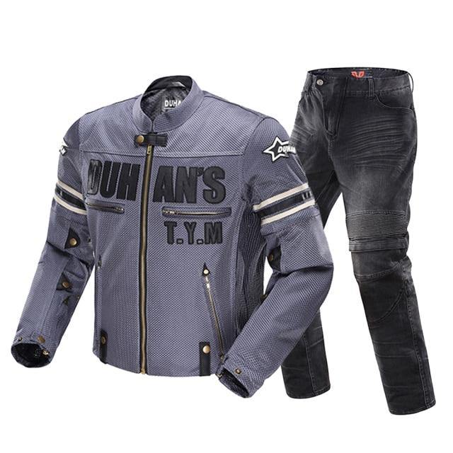 Light Breathable Anti-Static Mesh Design Motorcycle Jacket with Pants - Buy Confidently with Smart Sales Australia