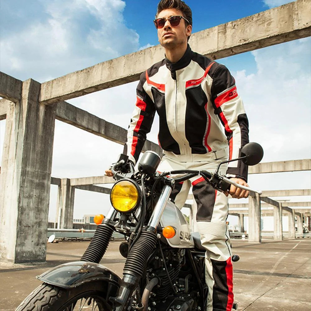 Light Breathable Anti-Static Mesh Design Motorcycle Jacket with Pants - Buy Confidently with Smart Sales Australia