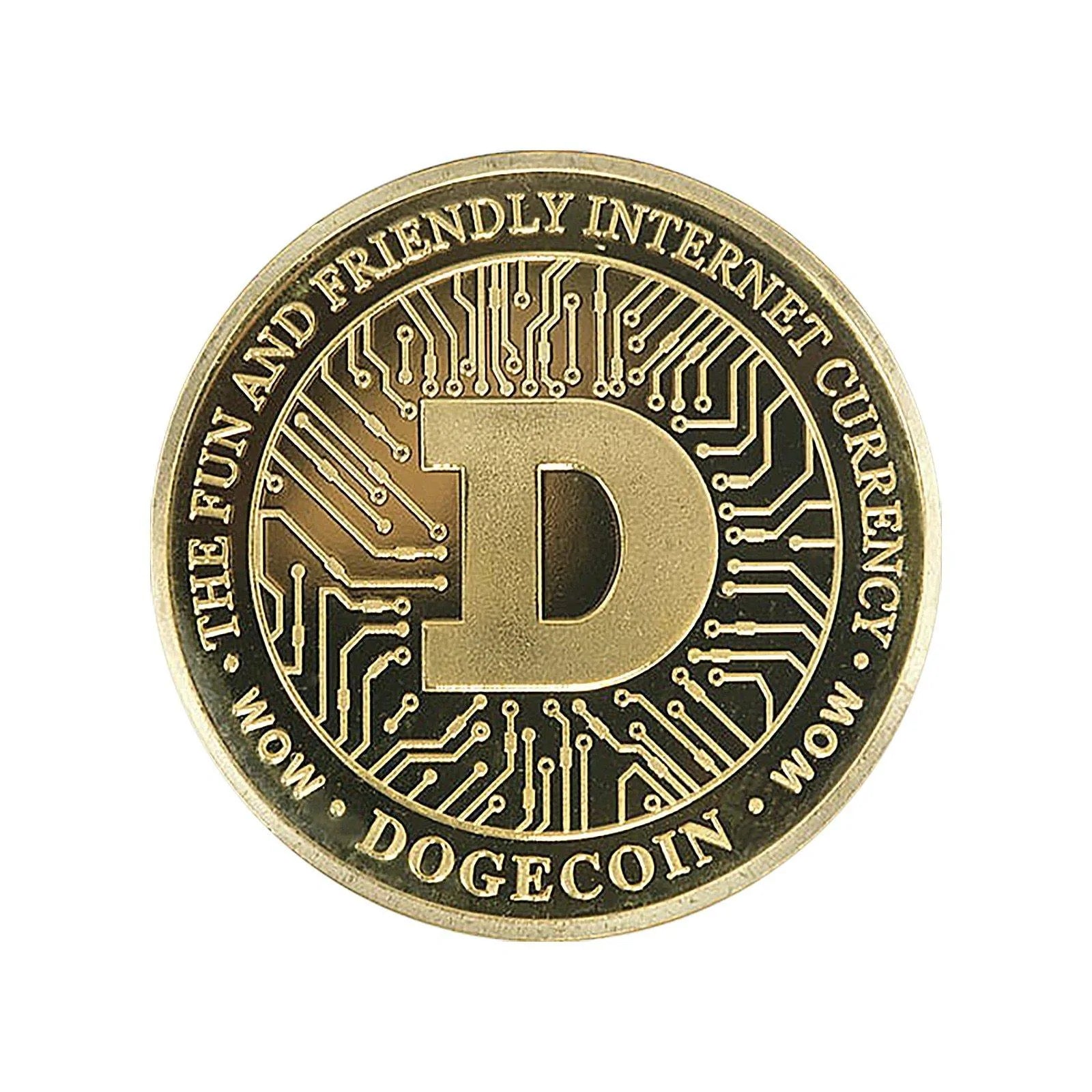 Limited Edition Collectible Commemorative Coin Plated Dogecoin - Buy Confidently with Smart Sales Australia