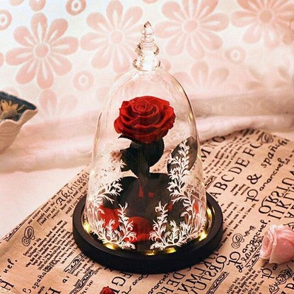 Lovely Real Rose Preserved Artificial Flower Gift For Your Wife and Girlfriend - Buy Confidently with Smart Sales Australia