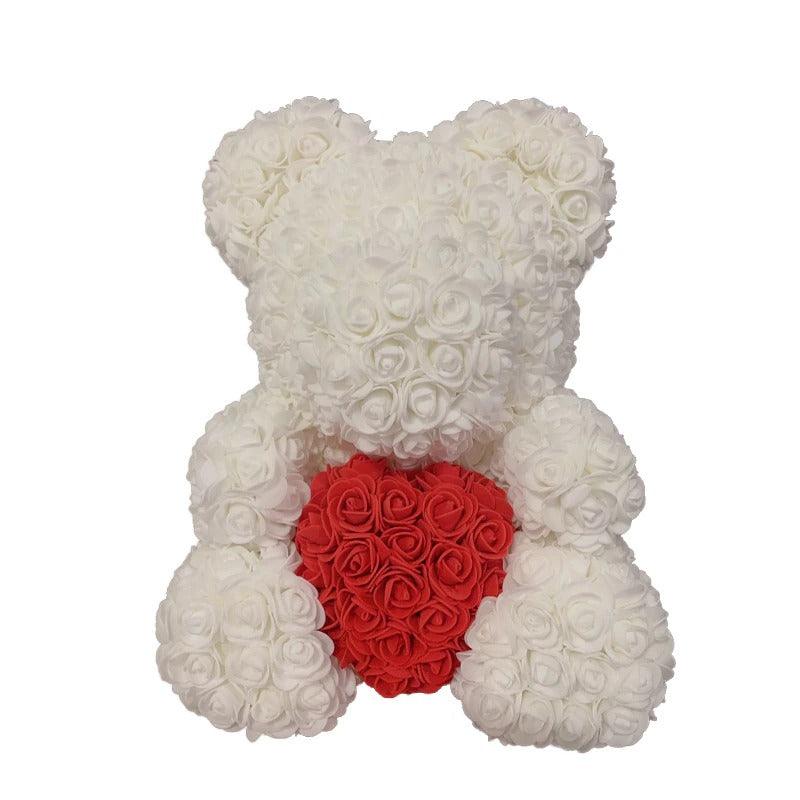 Magnificent Rose Bear Artificial Flowers Gift For Your Girlfriend and Wife - Buy Confidently with Smart Sales Australia