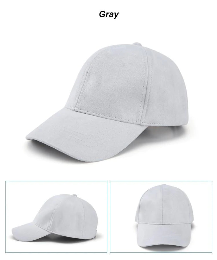 Men and Womens Baseball Hats and Caps Casual Sports hat Suede Snapback Hat Gorra Hombre solid cappello hip hop baseball cap - Buy Confidently with Smart Sales Australia