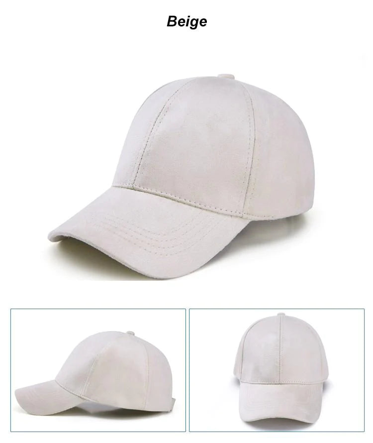 Men and Womens Baseball Hats and Caps Casual Sports hat Suede Snapback Hat Gorra Hombre solid cappello hip hop baseball cap - Buy Confidently with Smart Sales Australia