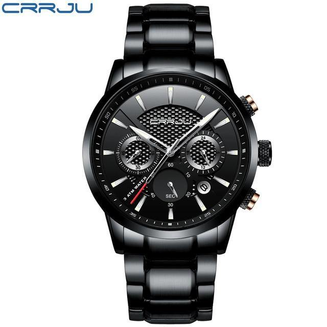 Men’s Waterproof Luxury Steel Watch with Calendar - Buy Confidently with Smart Sales Australia