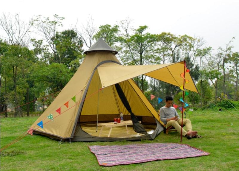 Multifunctional Double-Layered Large Outdoor Camping Tent for 4 Persons - Buy Confidently with Smart Sales Australia