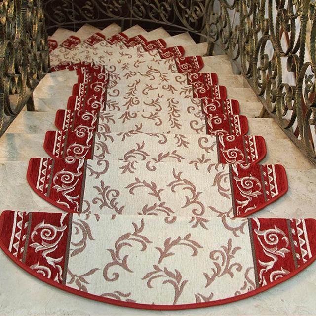 Non-slip Stairs Carpet Self-adhesive European Pastoral Floral Rug - Buy Confidently with Smart Sales Australia