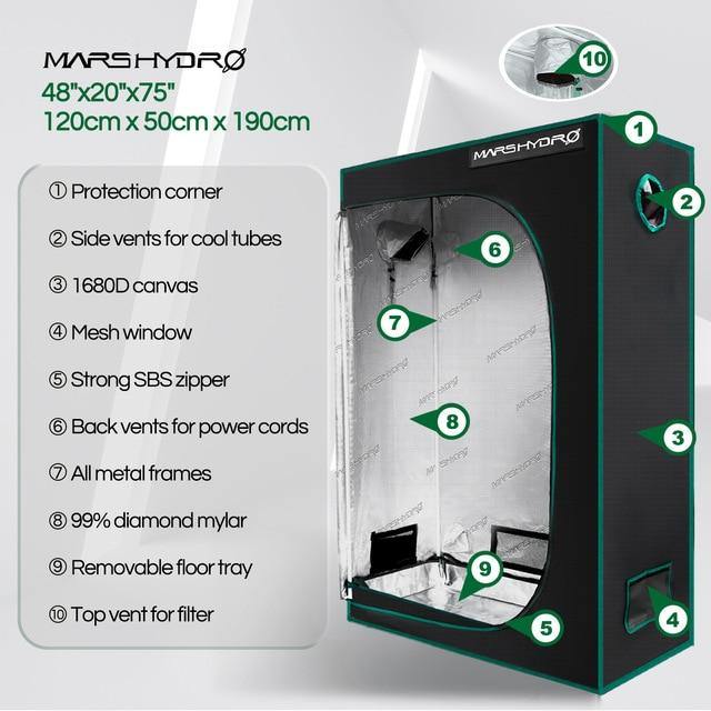 Non-Toxic Room Box Grow Hydroponic Lamp Tent For Indoor Use - Buy Confidently with Smart Sales Australia