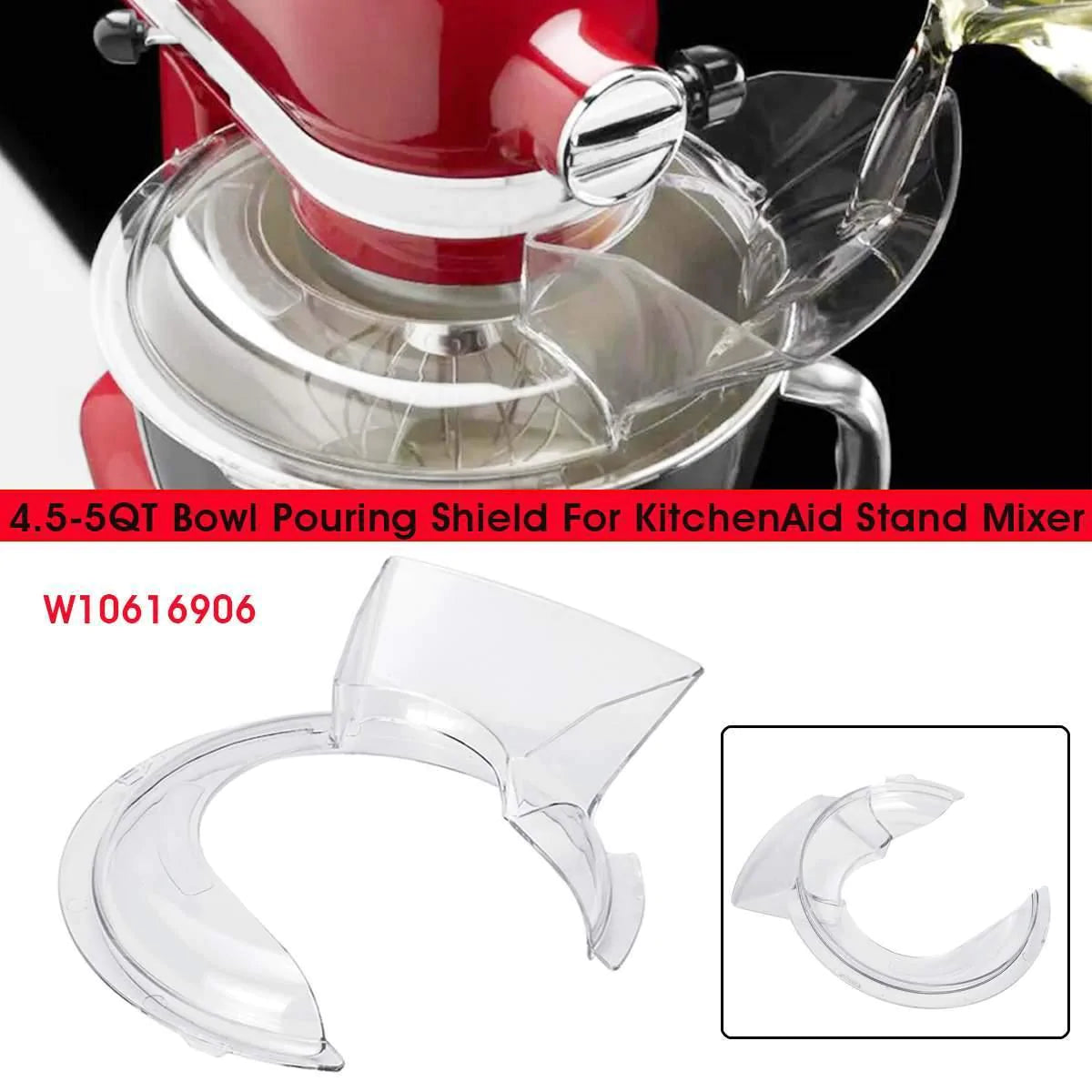 Plastic Pouring Shield For Mixing Bowl Kitchen Use - Buy Confidently with Smart Sales Australia