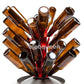 Portable 27 Bottle Draining Drying Rack Holder with Drip Tray for Beer and Wine - Buy Confidently with Smart Sales Australia