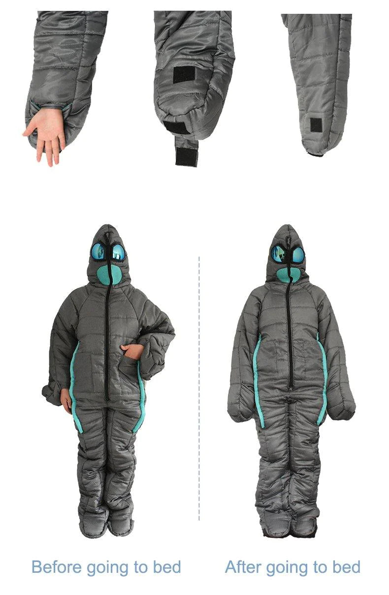 Portable Alien Designed Sleeping Bag for Indoor or Outdoor Camping - Buy Confidently with Smart Sales Australia