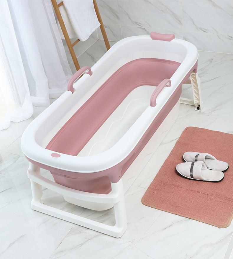 Buy Portable Folding Bathtub with Lid for Home Use with Free