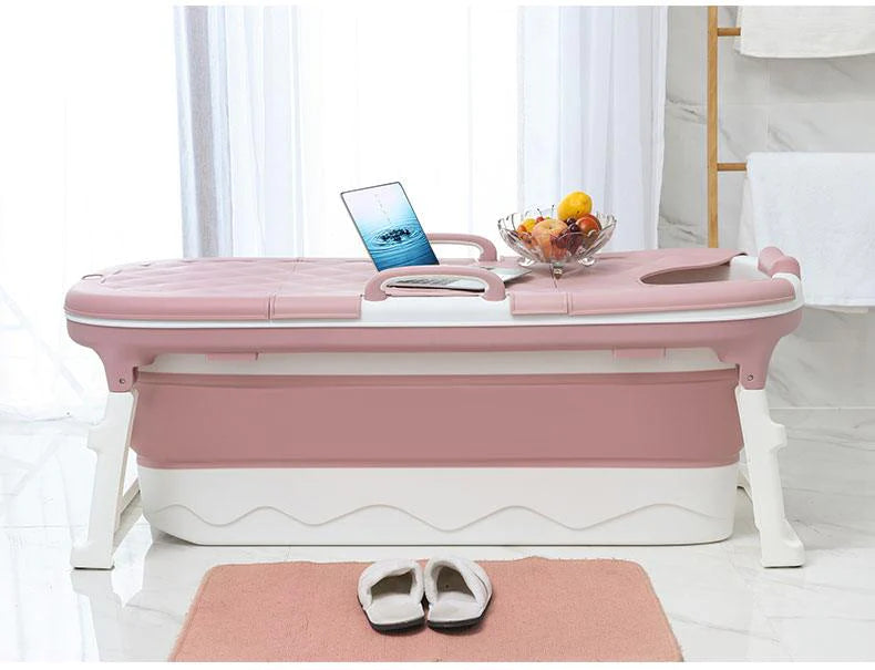 Portable Folding Bathtub with Lid for Home Use - Buy Confidently with Smart Sales Australia