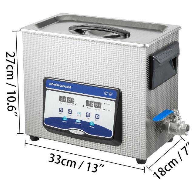 Portable High-Frequency Ultrasonic Stainless Steel Cleaner - Buy Confidently with Smart Sales Australia