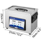 Portable High-Frequency Ultrasonic Stainless Steel Cleaner - Buy Confidently with Smart Sales Australia