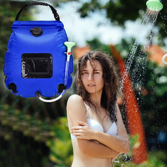Portable Solar-powered Heating Shower Bags for Outdoor Camping Adventure - Buy Confidently with Smart Sales Australia