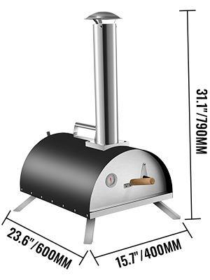 Portable Stainless Steel Mini 12 Inch Pizza & Other Meat Tabletop Toaster For Outdoor Use - Buy Confidently with Smart Sales Australia