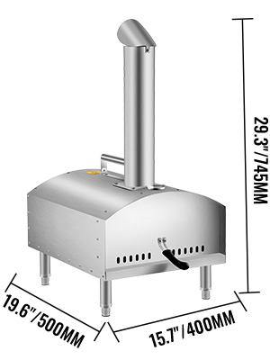 Portable Stainless Steel Mini 12 Inch Pizza & Other Meat Tabletop Toaster For Outdoor Use - Buy Confidently with Smart Sales Australia
