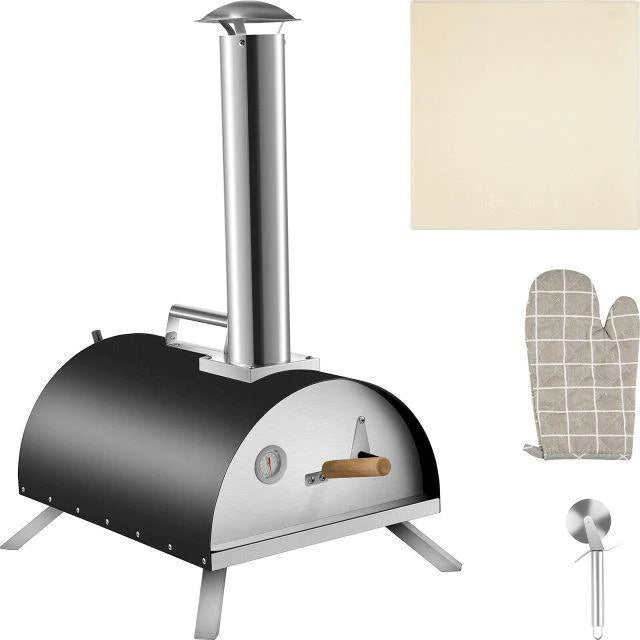 Portable Stainless Steel Mini 12 Inch Pizza & Other Meat Tabletop Toaster For Outdoor Use - Buy Confidently with Smart Sales Australia