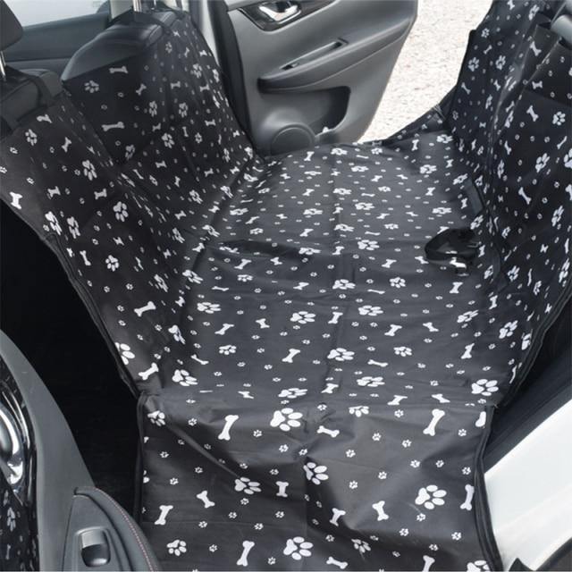 Printed Car Back Seat Cover Pet Carrier with Safety Belt Transporting Perro - Buy Confidently with Smart Sales Australia