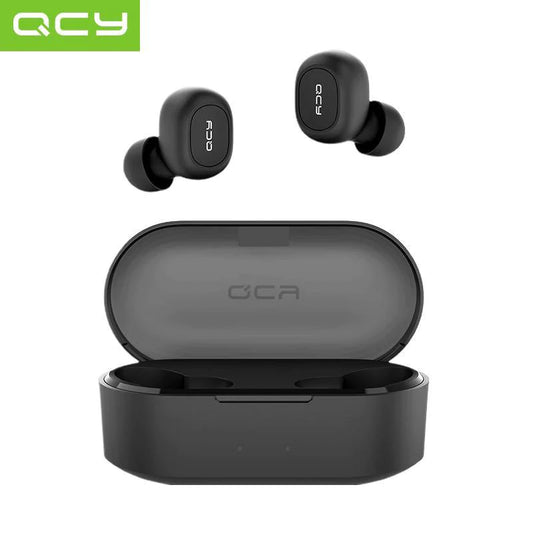 QCY QS2 Wireless Bluetooth 5.0 in Ear Earphones with 3D Stereo, Charging Box & Dual Microphone Headphones Earbuds for Apple iPhone Samsung Android Headset Sports - Buy Confidently with Smart Sales Australia