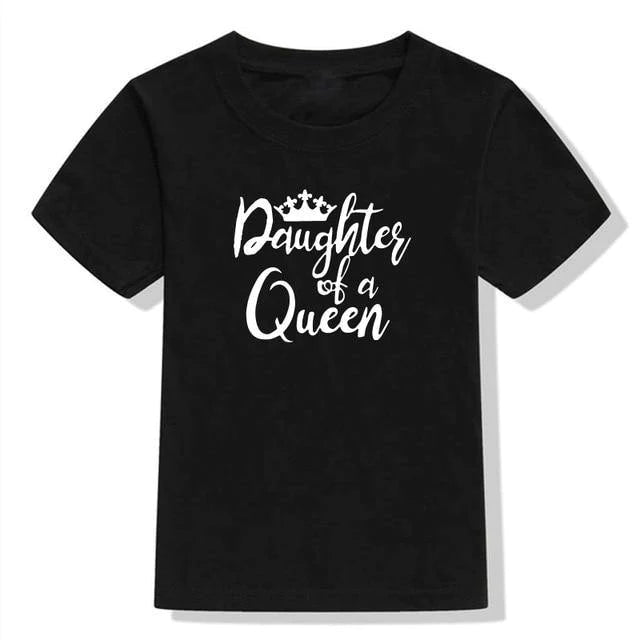 Queen & Princess Matching Family Outfits - Mother Daughter Cotton Shirts - Buy Confidently with Smart Sales Australia