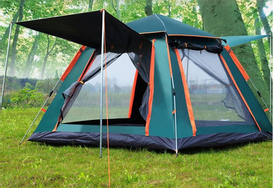 Quick Set-up Compact Camping Tent with Carry Bag 3 to 5 People - Buy Confidently with Smart Sales Australia