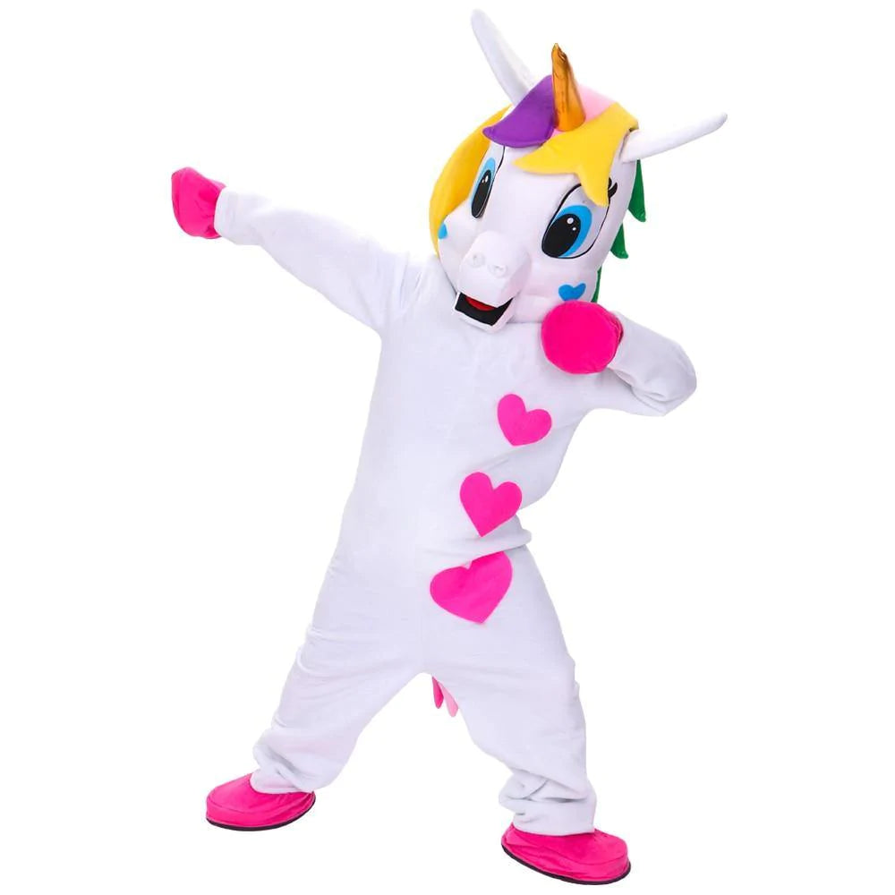 Rainbow Unicorn - Adult Mascot Costume - Buy Confidently with Smart Sales Australia