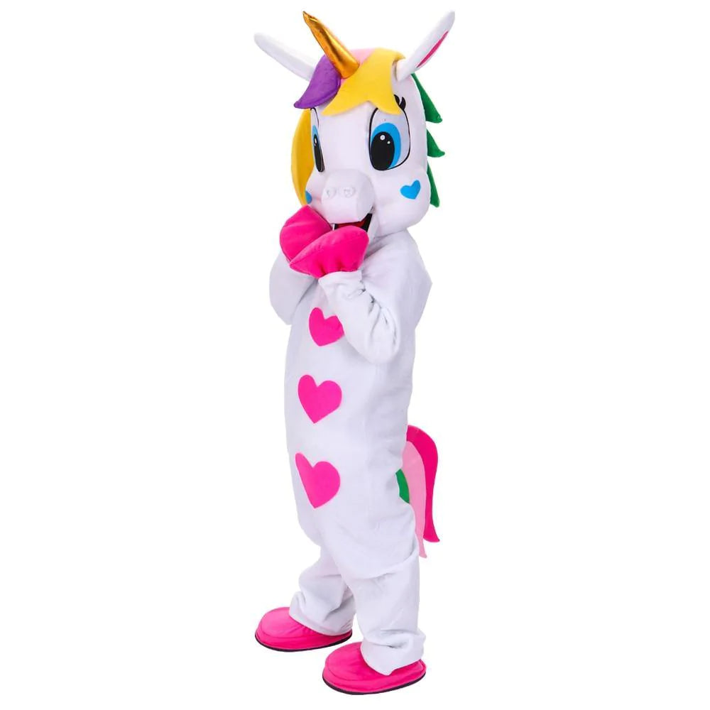 Rainbow Unicorn - Adult Mascot Costume - Buy Confidently with Smart Sales Australia