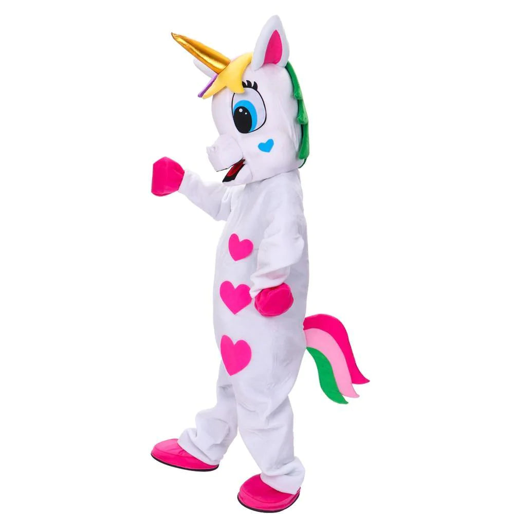 Rainbow Unicorn - Adult Mascot Costume - Buy Confidently with Smart Sales Australia