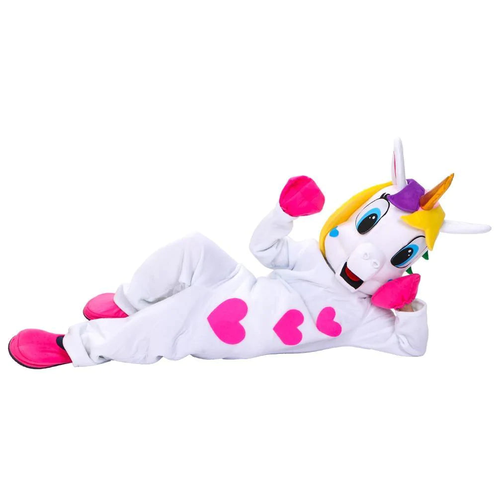 Rainbow Unicorn - Adult Mascot Costume - Buy Confidently with Smart Sales Australia