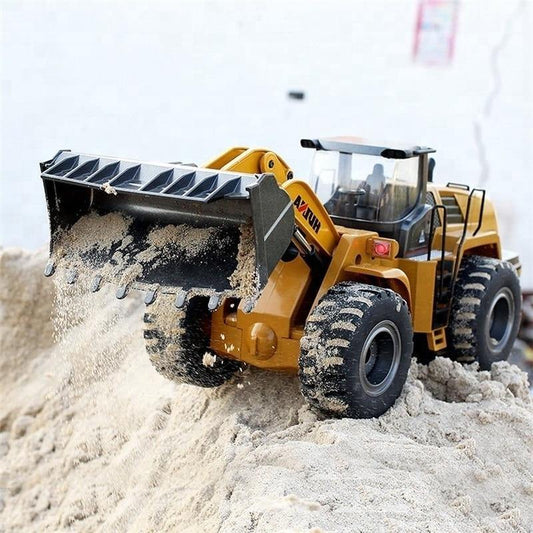 Rechargeable Miniature Metal Wheel Loader Front - Buy Confidently with Smart Sales Australia