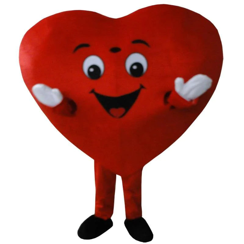 Red Love Heart - Adult Mascot Costume - Buy Confidently with Smart Sales Australia