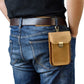 Retro Vintage Style Mini Motorcycle Leather Waist Bag - Buy Confidently with Smart Sales Australia