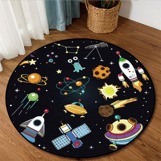 Round Colorful Carpet Rugs for Children Room Decor - Buy Confidently with Smart Sales Australia