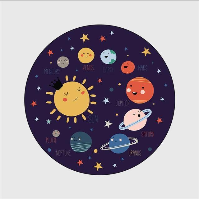 Round Colorful Carpet Rugs for Children Room Decor - Buy Confidently with Smart Sales Australia
