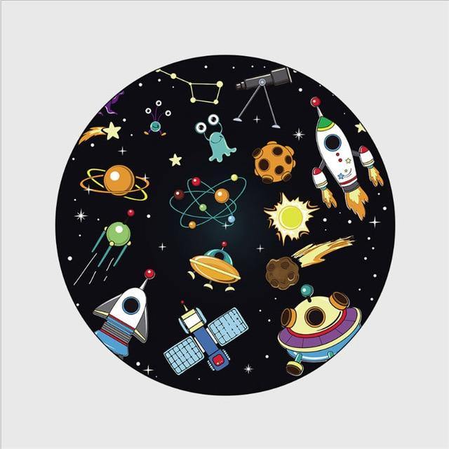 Round Colorful Carpet Rugs for Children Room Decor - Buy Confidently with Smart Sales Australia