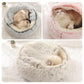 Round Plush Cottony Bed for Small Cats and Dogs - Buy Confidently with Smart Sales Australia