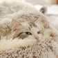 Round Plush Cottony Bed for Small Cats and Dogs - Buy Confidently with Smart Sales Australia