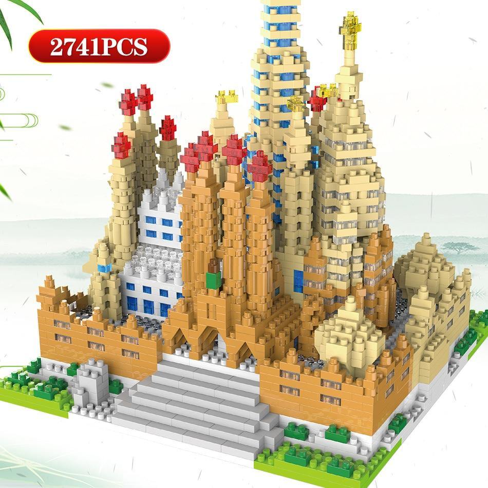 Sagrada Church Inspired Building Block Bricks Toy For Children - Buy Confidently with Smart Sales Australia