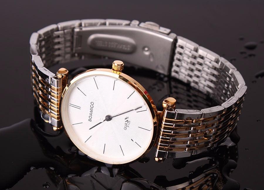 Silver and Gold Tone Classic Business Quartz Watches for Men and Women - Buy Confidently with Smart Sales Australia