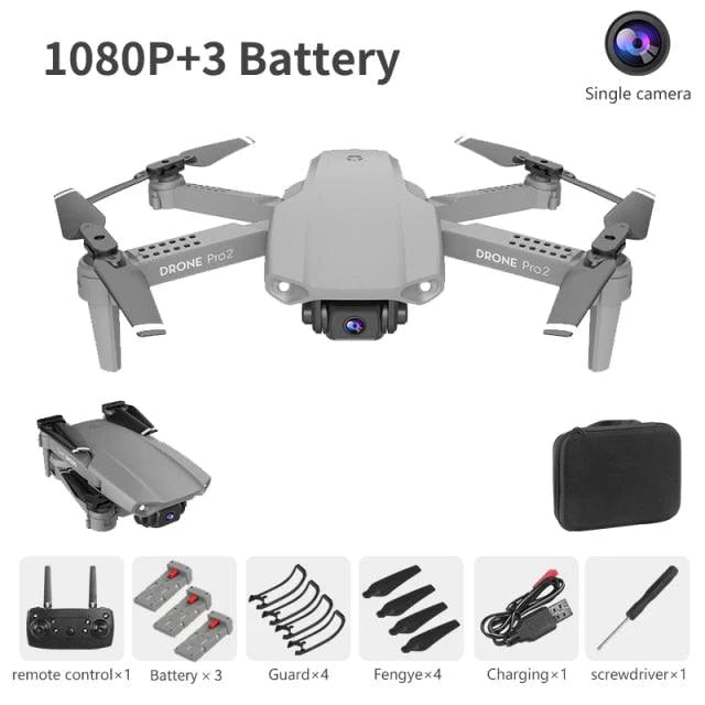 Smart Pocket-Sized Foldable RC Mini Drone for Aerial Photography - Buy Confidently with Smart Sales Australia