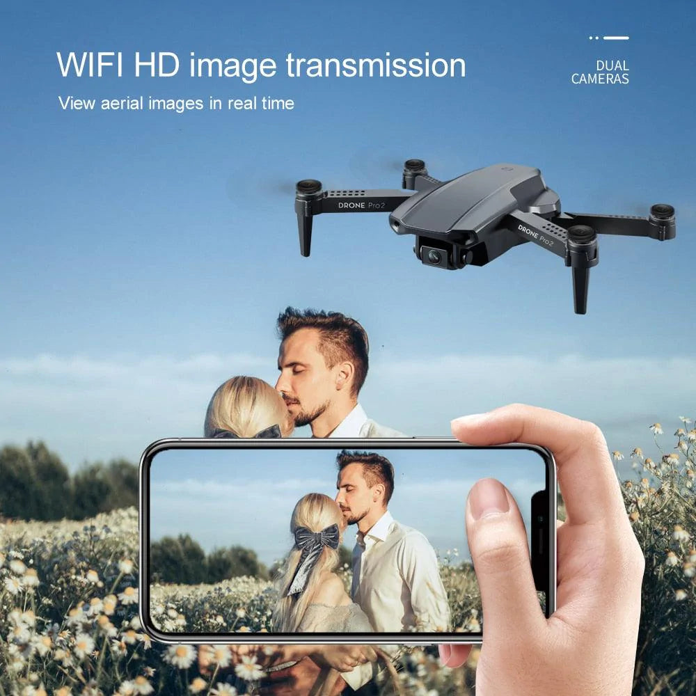 Smart Pocket-Sized Foldable RC Mini Drone for Aerial Photography - Buy Confidently with Smart Sales Australia