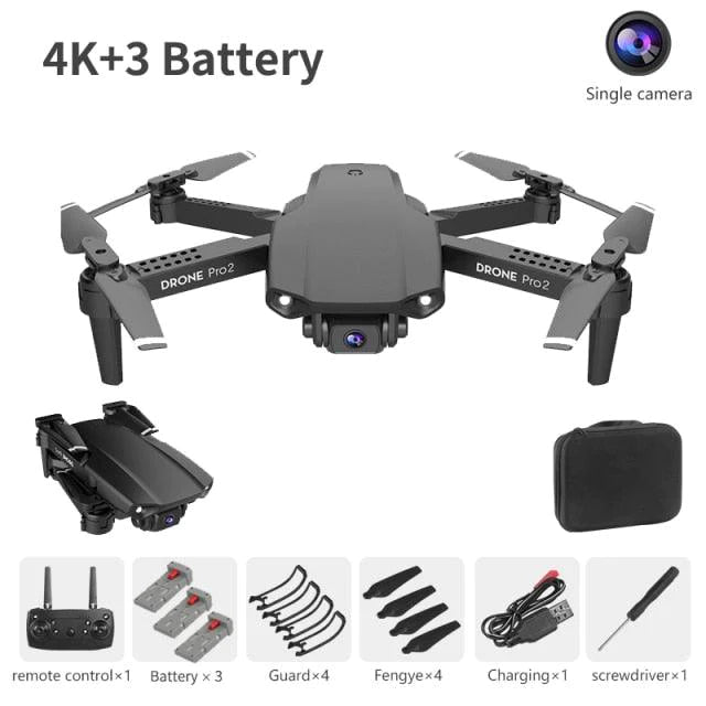 Smart Pocket-Sized Foldable RC Mini Drone for Aerial Photography - Buy Confidently with Smart Sales Australia