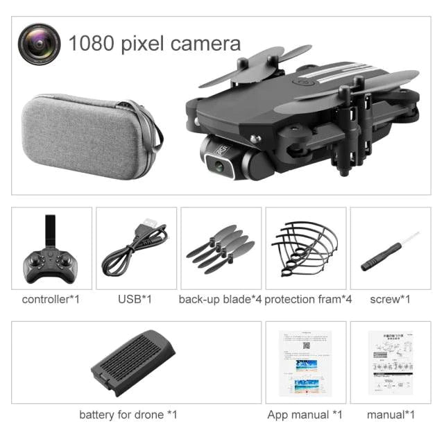 Smart Portable 4K HD FlyCam Mini Drone with Storage Bag for Aerial Photography - Buy Confidently with Smart Sales Australia