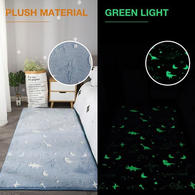 Soft and Fluffy Luminous Glow In The Dark Plush Carpet for Home Decor - Buy Confidently with Smart Sales Australia
