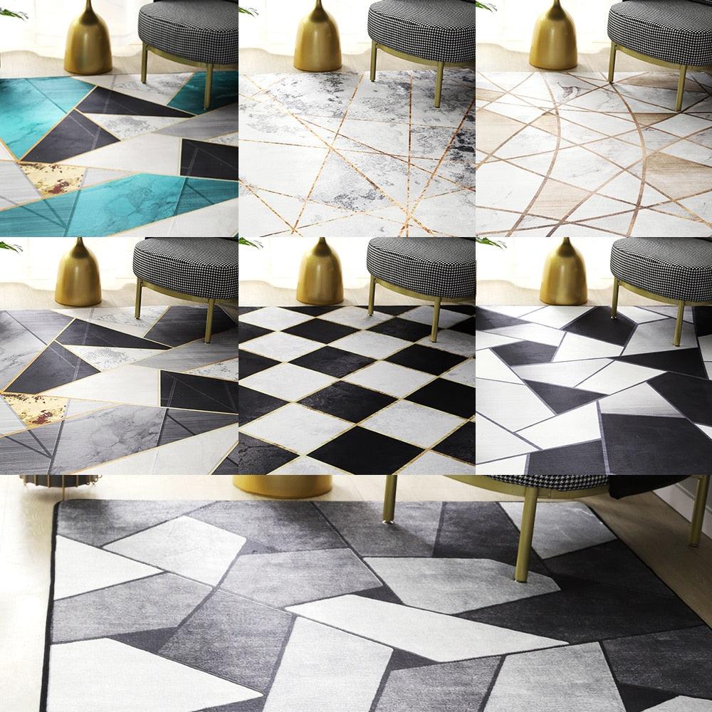 Soft Geometric Design Floormats for Home Decor - Buy Confidently with Smart Sales Australia