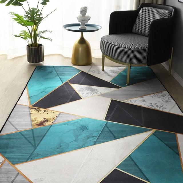 Soft Geometric Design Floormats for Home Decor - Buy Confidently with Smart Sales Australia