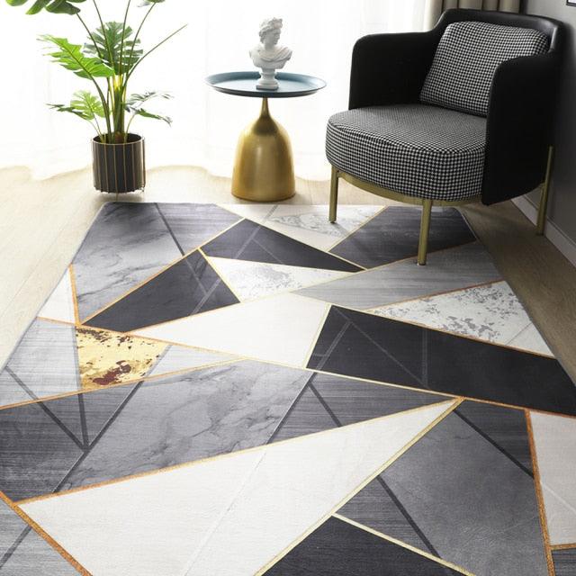 Soft Geometric Design Floormats for Home Decor - Buy Confidently with Smart Sales Australia