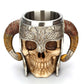 Stainless Steel Viking Ram Skull Design Mug - Buy Confidently with Smart Sales Australia