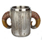 Stainless Steel Viking Ram Skull Design Mug - Buy Confidently with Smart Sales Australia